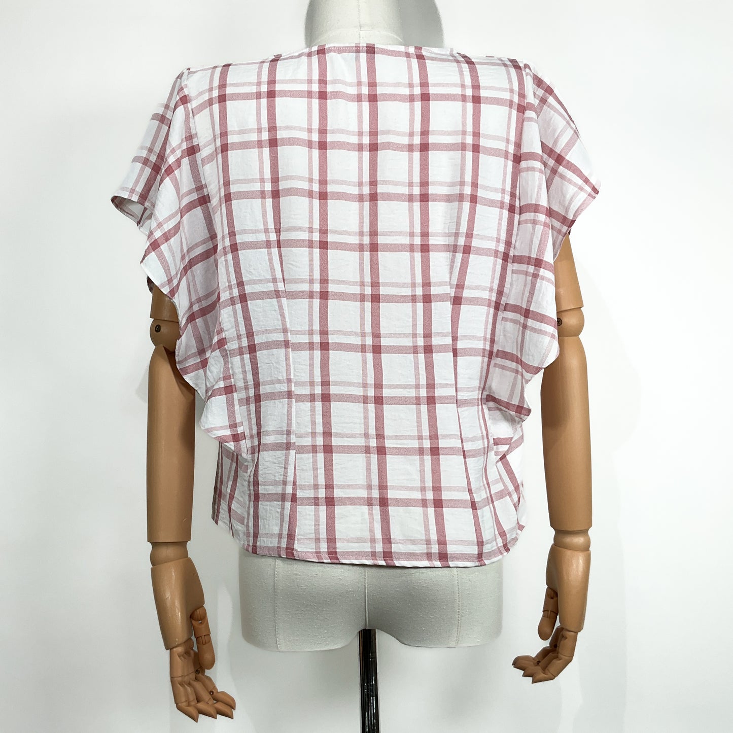 Blusa de Cuadros Rosa Petite Studio – Talla M