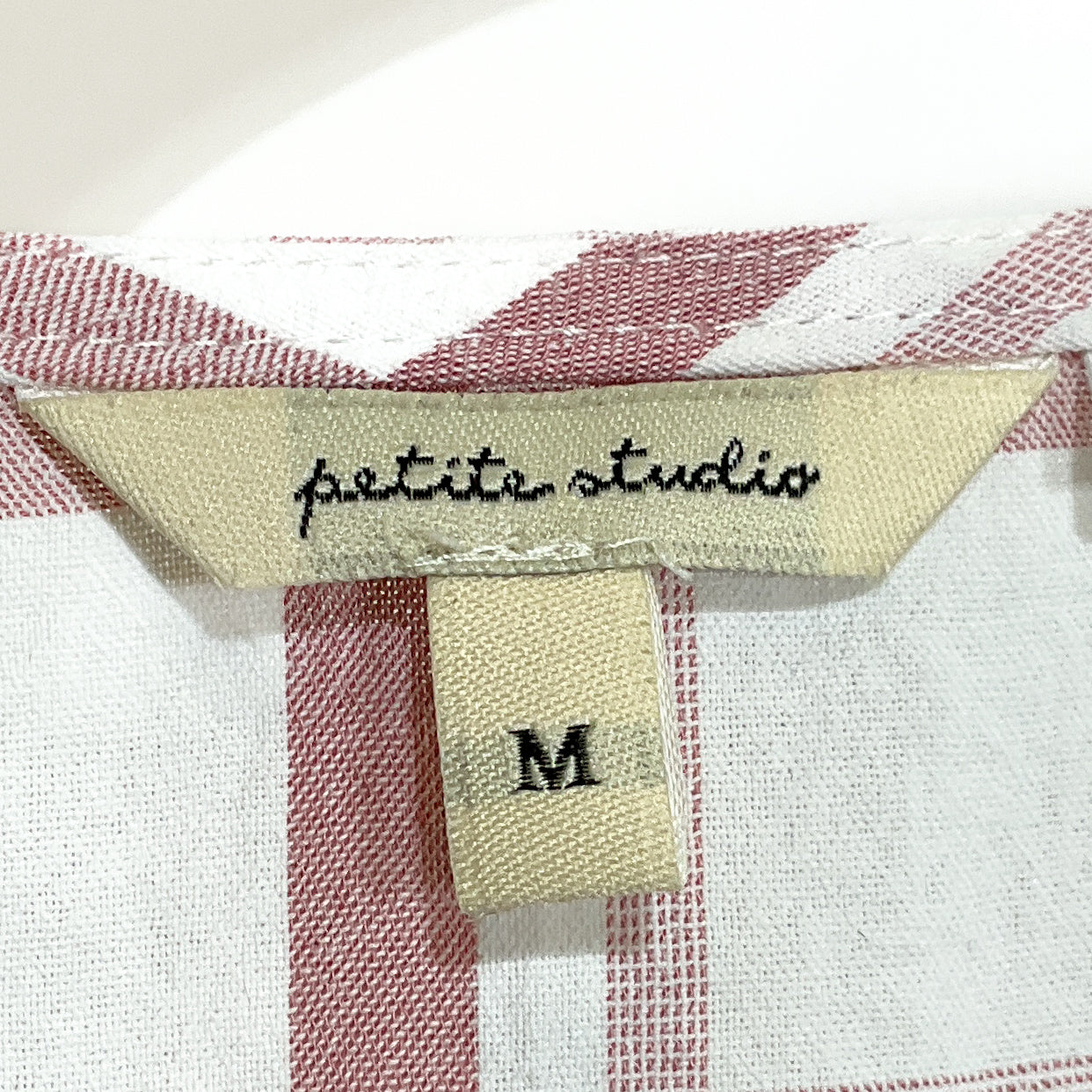 Blusa de Cuadros Rosa Petite Studio – Talla M
