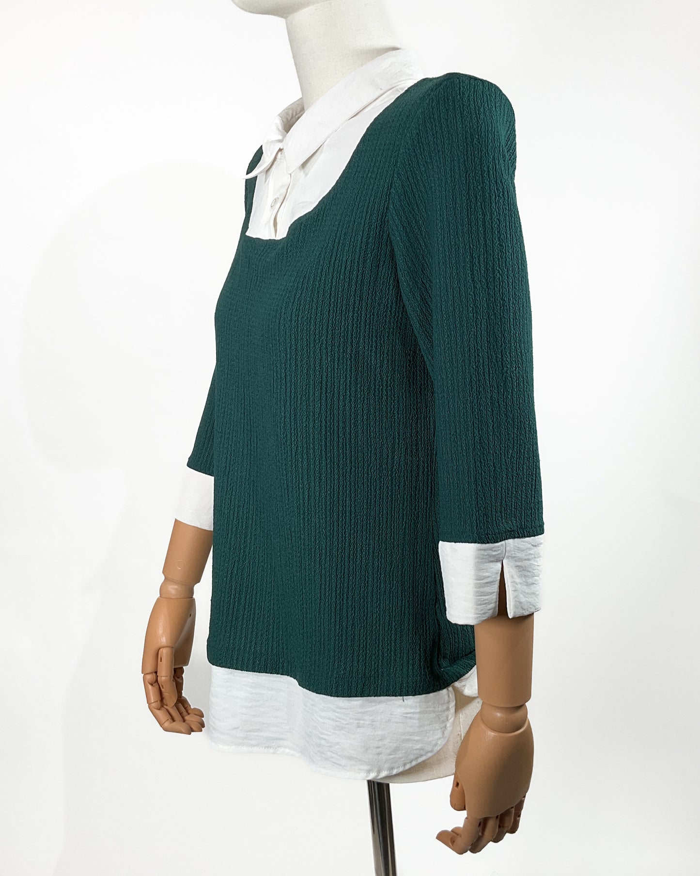 Blusa bicolor Evolution Pierre Cardin – Talla S