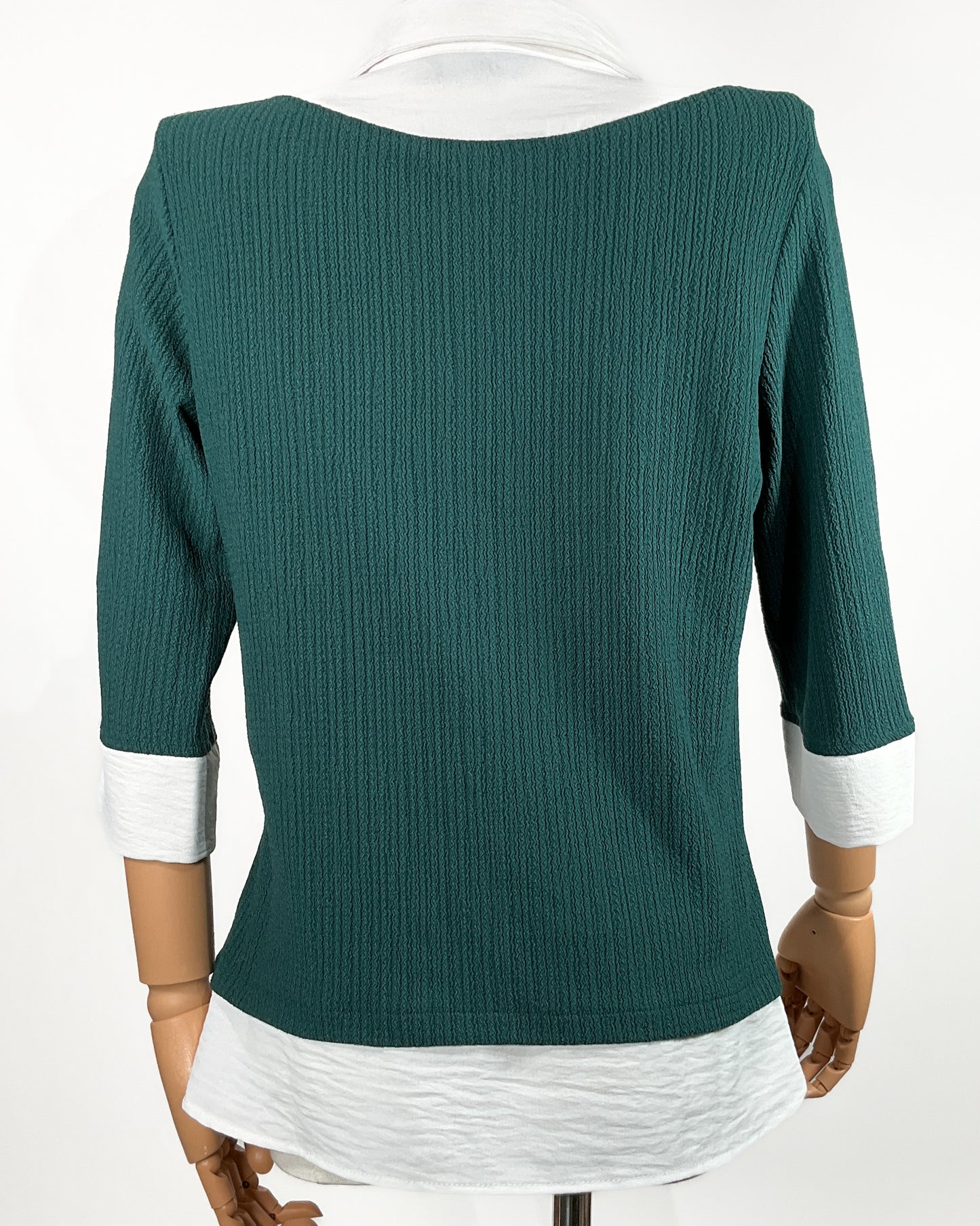 Blusa bicolor Evolution Pierre Cardin – Talla S