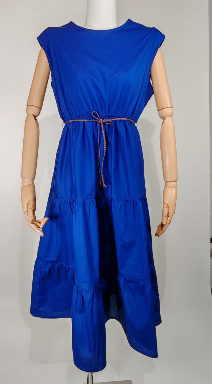 Vestido Azul Rey Mokara – Frescura y Estilo para tu Día a Día