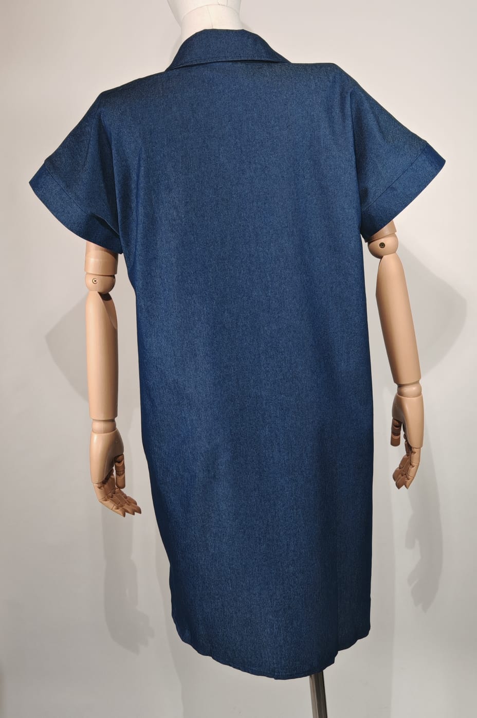 Vestido Camisero Azul Mezclilla – Casual, Juvenil y Súper Combinable