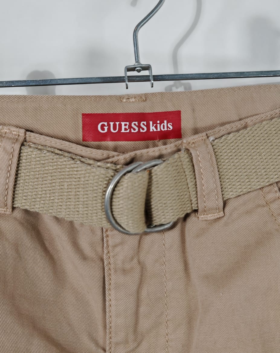 Short para Niño GUESS Kids Caqui con Cinturón – NUEVO