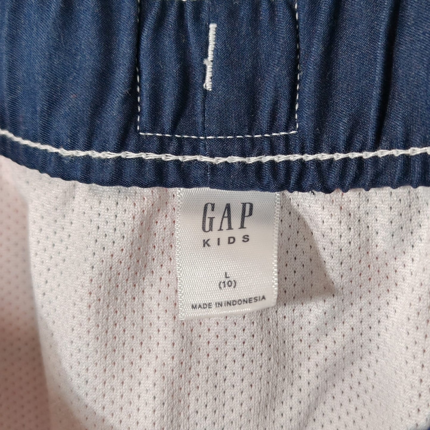 Short Azul Estampado Floral – Talla L (10) Niño