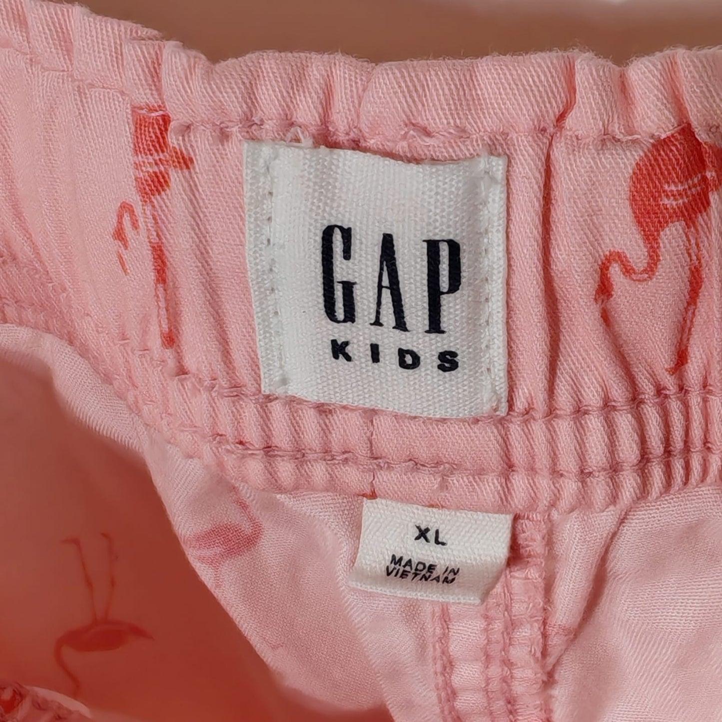 Short Durazno con Flamingos – Gap Kids Talla XL Niña