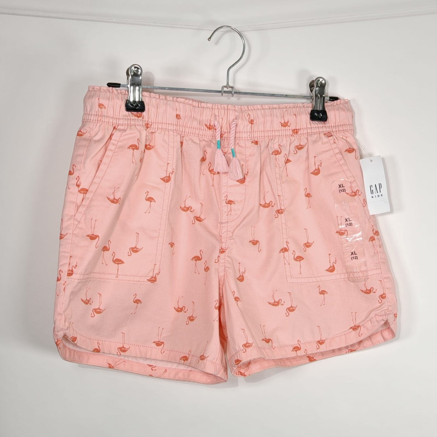 Short Durazno con Flamingos – Gap Kids Talla XL Niña