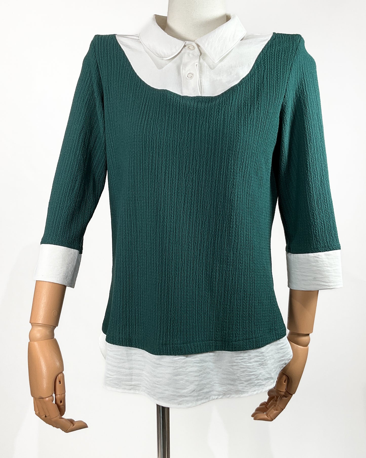 Blusa bicolor Evolution Pierre Cardin – Talla S