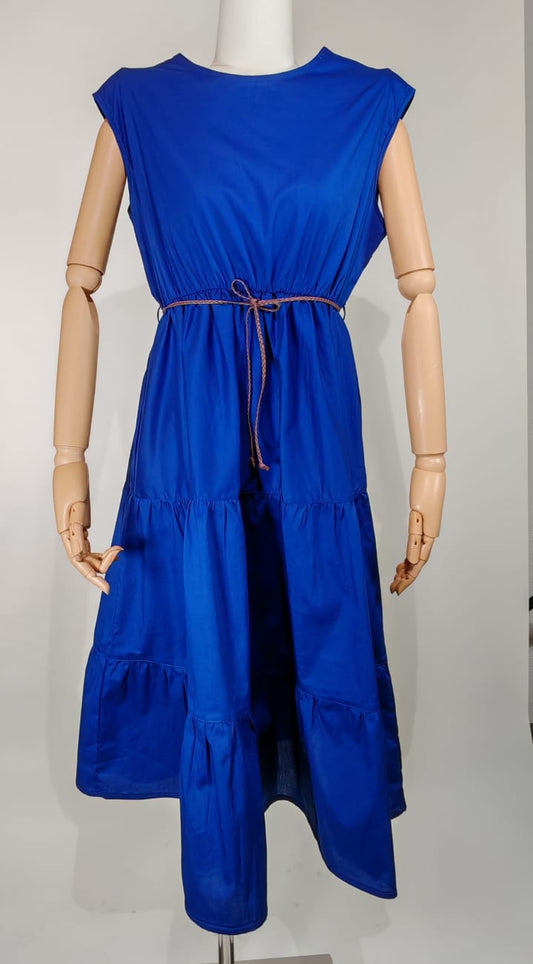 Vestido Azul Rey Mokara – Frescura y Estilo para tu Día a Día