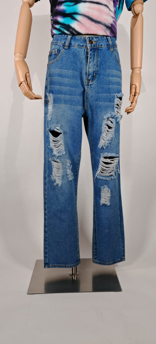 Jeans Rasgados AQ&JA – Estilo Urbano y Actitud en Cada Paso