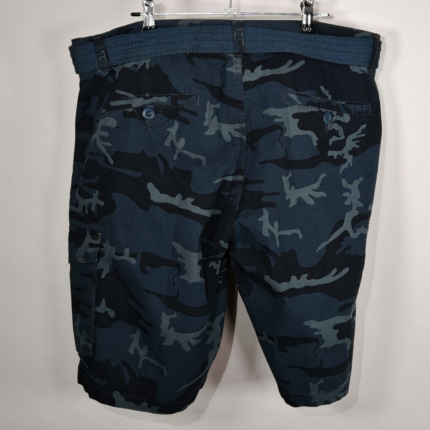 Bermuda camuflaje azul Ring of Fire – Talla 34 para hombre