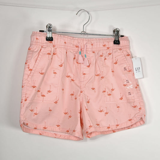 Short Durazno con Flamingos – Gap Kids Talla XL Niña